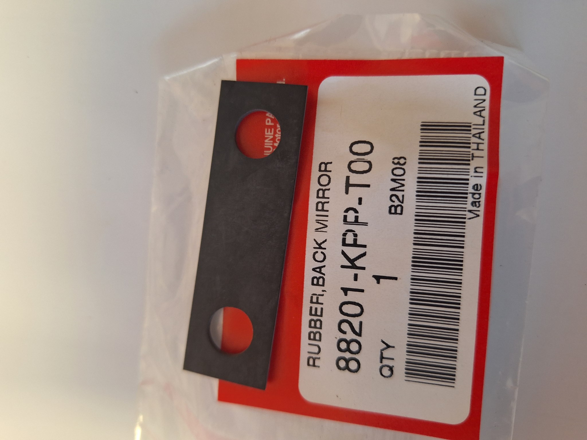 Picture of GUMMI, RUECKSPIEGEL  88201-KPP-T00  